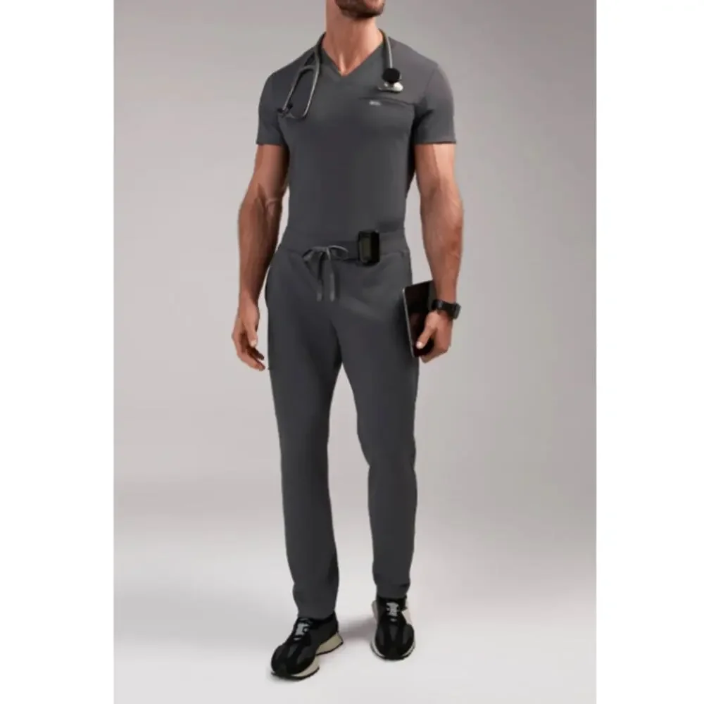 Figs Charcoal Pierre Formx Slim Tapered Scrub Pants Size XLT
